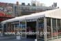 promotion marquees with glass side walls